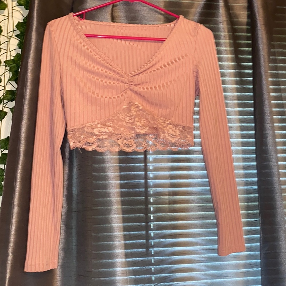 Scrunch crop top